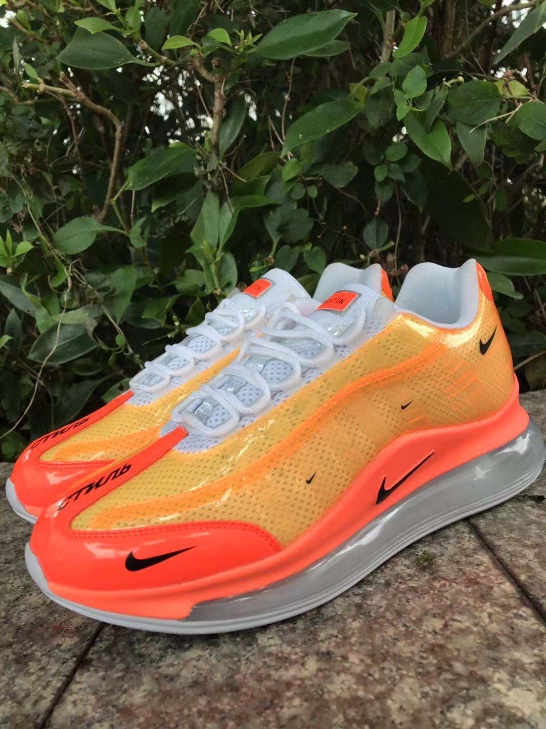 New Women Nike Air Max 720 95 Orange Yellow Shoes - Click Image to Close